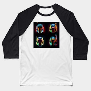 Galactic Hunter's Helmet 5 - Boba Fett Style Baseball T-Shirt